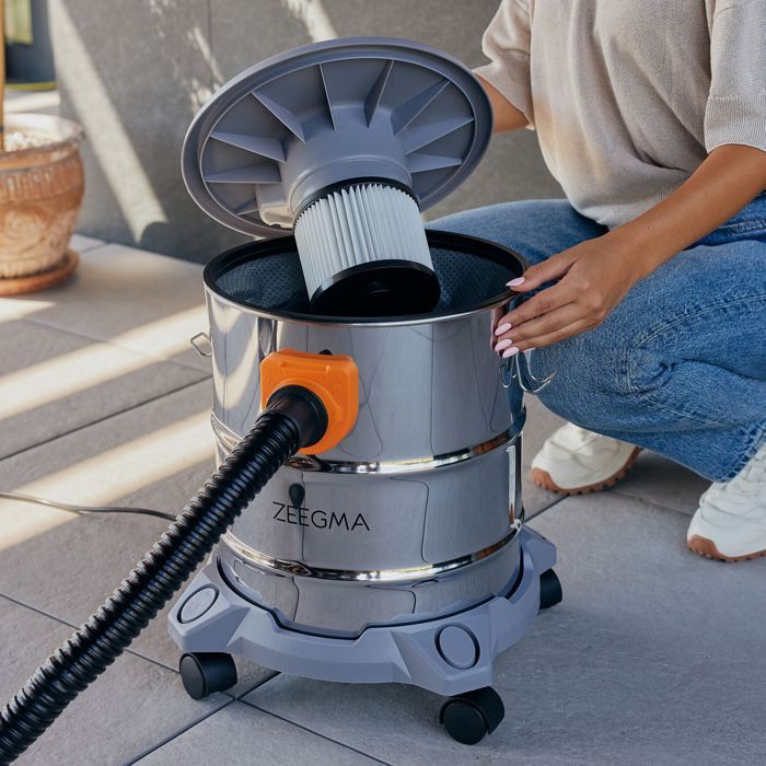 Aspirateur Laveur ZEEGMA Zonder Wash 1400W - Réservoir 4L, Filtre HEPA, Fonction Soufflerie, Pour Tapis Et Sols