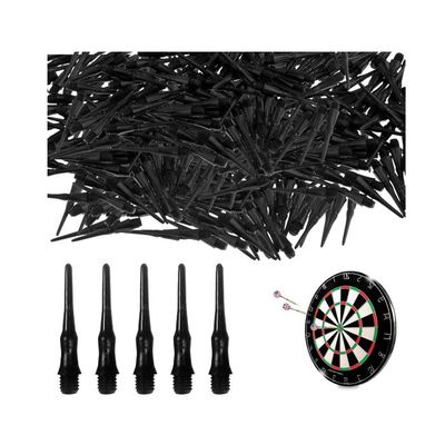 Lot De 50 Pointes De Fléchettes En Plastique – Filetage 2BA (4,5 Mm), Noir, Longueur 26 Mm, Diamètre 1,5 Mm – Pour Fléchettes électroniques, Remplacement Durable