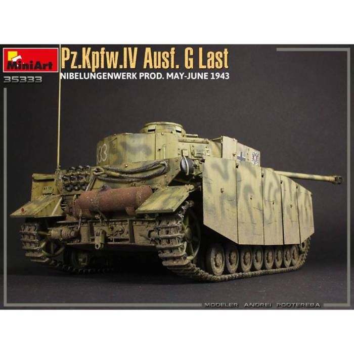 Maquette Char Pz.Kpfw.IV Ausf.H Early/Mid, Border Model BT-005, échelle 1/35, 2 En 1