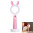Lampes De Bureau Rose Mignon Pet Lampe De Table Usb Rechargeable