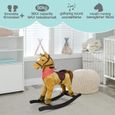 Cheval à Bascule Infantastic - Morgan - Effets Sonores - Charge Max. 50 kg - Enfants de 1 an-0
