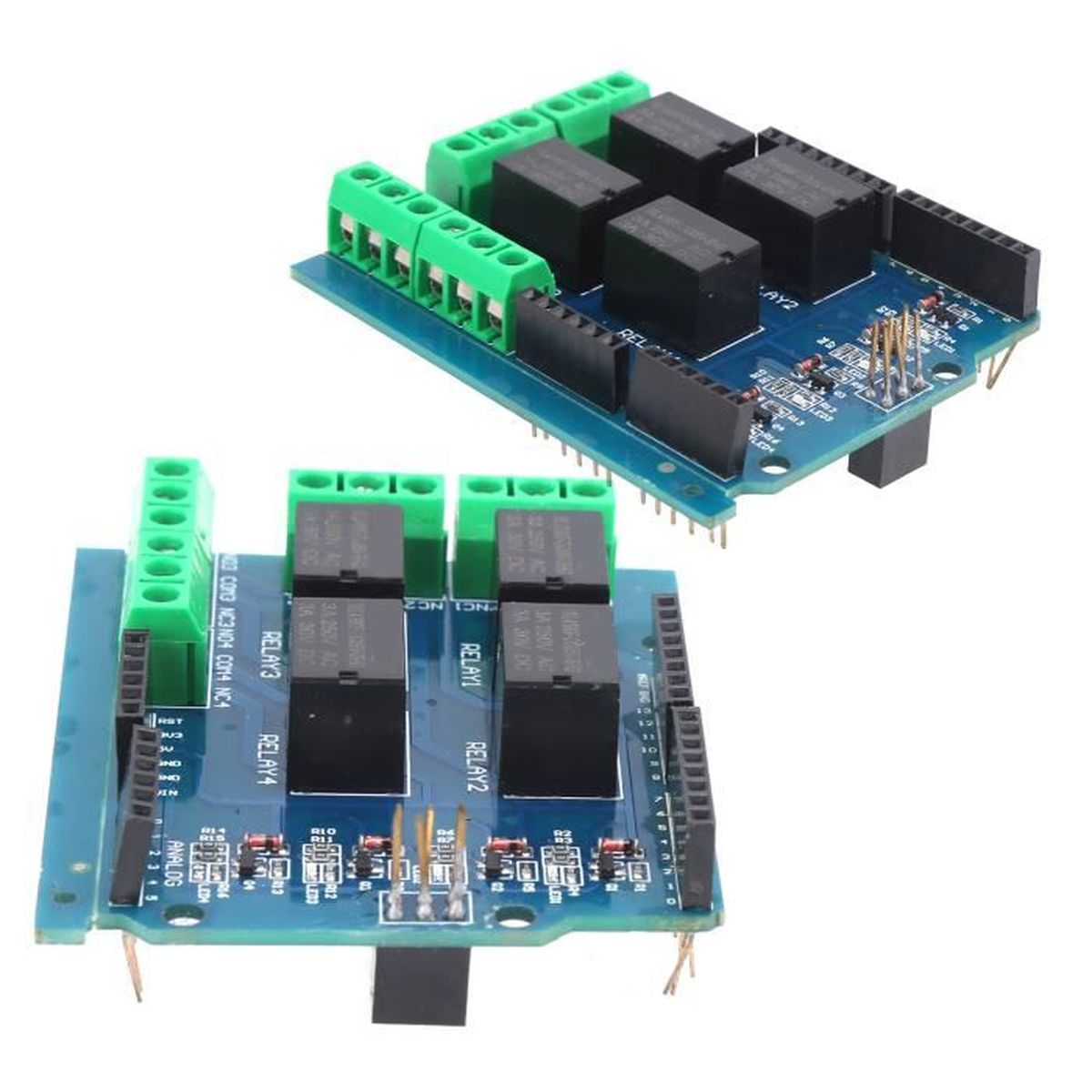 Module Relais 16 Canaux 5V - Avec Optocoupleur De Protection - Commute Jusqu'à 250V AC / 30V DC 10A - Pour Projets électroniques, Arduino