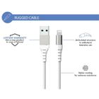 FOLLOWME Câble Renforcé FORCE POWER A/MFI 2.4A 2m Blanc