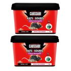 MULTITANKS Lot de 2 boites Raticide Rats & Souris –Espèces Résistantes, seau de 300grs ( 15 x 20grs )-