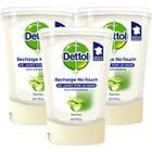 Dettol Recharge No-Touch Savon Antibactérien liquide Main Aloe Vera Action Nettoyante, La Recharge de 250 ml, Lot de 3