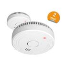 Détecteur de fumée ELRO FS1805 avec batterie 5 ans et aimant - Conforme EN14604 - 2 pièces