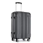 Kono Valise Trolley Grande Taille 75x47x29cm Rigide e Ultra Légère ABS Valise de Voyage à 4 roulettes Valises, Gris