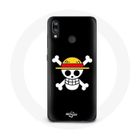MANIACASE Coque pour Huawei P20 Lite One Piece Manga Tete de Mort Fond Noir