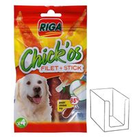 RIGA CHICK'OS filets de poulet + stick x 4 pour ch