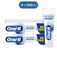 ORAL-B Dentifrice Pro-Repair Gencives et Émail - 4 x 100 ml
