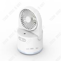 TD® Ventilateur d'humidification par pulvérisation Ventilateur de refroidissement silencieux Petit ventilateur USB