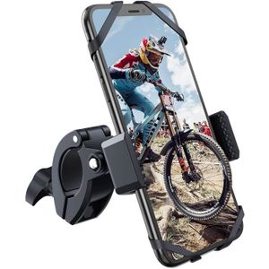 Porte-Smartphone Vélo, Support de Téléphone Étanche avec Écran Tactile,  Rotation à 360°, Hauteur Réglable pour Moto Vélo Guidon GPS pour IPhone  Samsung Huawei & Tous les Téléphones 4-6,7 
