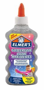 COLLE - PATE ADHESIVE Elmer's - 2077255 - colle pailletee, argent, lavab