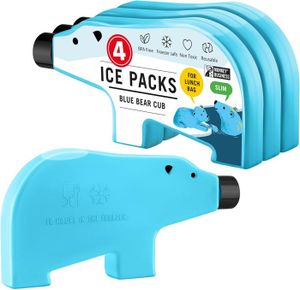 SAC ISOTHERME Packs de glace pour boîte à lunch/Packs de glace réutilisables et durables pour boîte à lunch/Blocs de glace pour glacière.[Q2515]