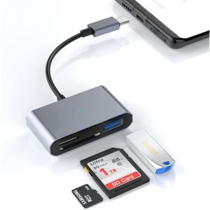 Axxen Lecteur Adaptateur Carte SD Vers USB Et Micro USB - ASD-3 à