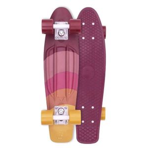 SKATEBOARD - LONGBOARD Skateboard - Penny Australia - Classic Series 22'' Rise Bordeaux - Mixte - Glisse urbaine - Plastique