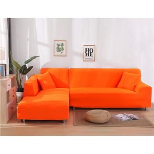 housse de canape orange cdiscount