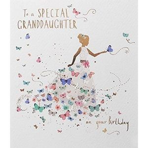 CARTE CORRESPONDANCE Carte De Vœux (Plk7128) To A Special Granddaughter