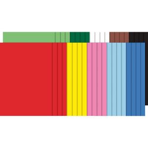OfficeTree 54 Papier Couleur - Feuille Couleur A3 - Papier Coloré pour  Bricoler et Construire - 130 g/m² - 10 Feuilles Couleurs plus Feuilles d'or  et d'argent - Feuille A3 couleur : : Cuisine et Maison