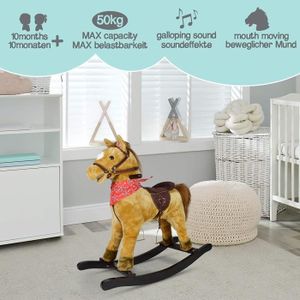 Cheval à bascule VILAC Hudada ivoire avec arceau - Pour enfant à partir de  12 mois - Garantie 2 ans - Cdiscount Jeux - Jouets