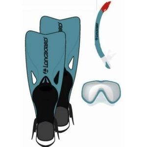 Mares - Masque De Plongée Wahoo Plus Avec Tuba Transparent, Kit Snorkeling Mixte