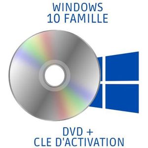 SYST EXPLOIT À TÉLÉCHARGER DVD et licence - Windows 10 Famille 32 et 64 bits