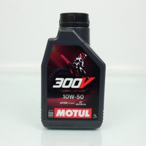 HUILE MOTEUR Bidon d'huile Motul 300V Off Road Racing 10W50 4T 
