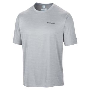 T-SHIRT THERMIQUE T-Shirt Homme Columbia Zero Rules S/s Shirt - Gris - Respirant - Multisport - Ski