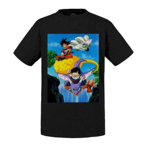 T-SHIRT T-shirt Enfant Noir Dragon Ball Z Sangohan Goku Pi