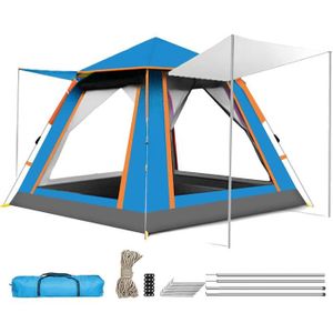 TENTE DE CAMPING BAGZY Tente de Camping 4 Personnes, Pop Up Tente Anti UV UPF50+, Tente de Plage Tente Protection Solaire 2000MM Imperméable Toil90