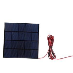 KIT PHOTOVOLTAIQUE YOSOO Cellule photovoltaïque Panneau solaire, panneau solaire de polysilicium polysilicium, coupe-vent quincaillerie adaptateur