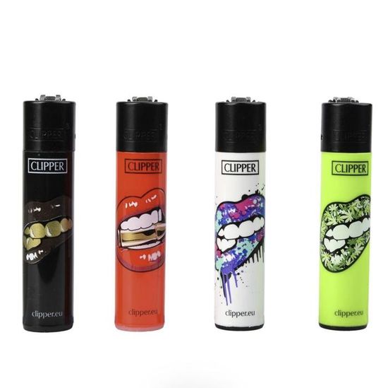 Lot 4 briquets Clipper Classic rechargeable pierre remplaçable REGGAE LIFE RASTA 3760285364491