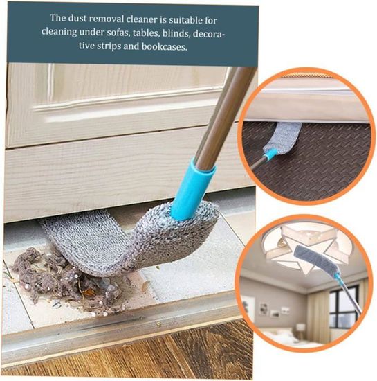 8 Pièces Plumeau Télescopique, Tete De Loup Longueur Maximale 240cm, Poussiere Plumeau Lavable Microfibre, Plumeau Poussiere | Leroy Merlin