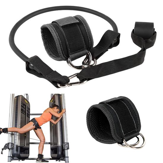Aeutwekm Sangles de Cheville pour Machine à câble – Sangle de Cheville pour fessier – Attache de Poignet pour entraînement de Fitness