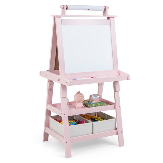 COSTWAY Chevalet d'Art 3 en 1 -Tableau Noir & Blanc COSTWAY Chevalet d'Art 3 en 1 -Tableau Noir & Blanc