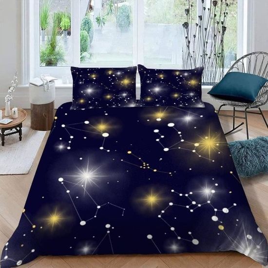 Parure Lit 3 Pièces Parure De Lit 3D Paris Rose 220x240 Cm - 3 Pièces Microfibre - Housse Couette + 2 Taies 65x65 Cm Décoration Chambre Ado