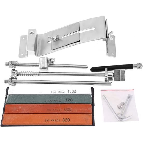 Set De 3 Jaunes D'Angle Pour Affûtage – Gabarit Angle Foret (118°) + Jauge Générale – En Acier Inoxydable – Pour Outils De Percage - 2