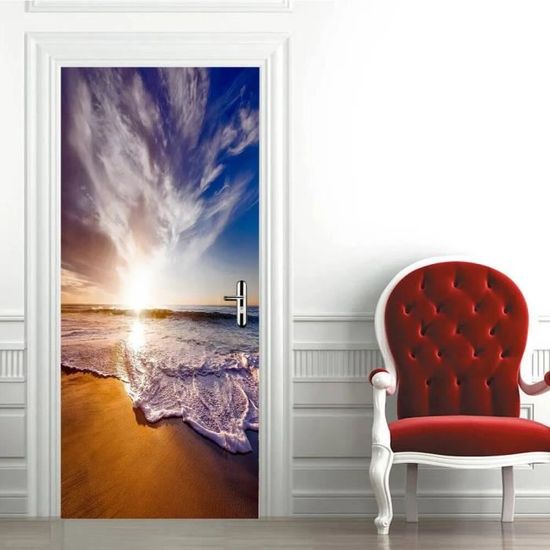 Autocollant De Porte 3D Auto-Adhésif 90 X 200 Cm Decal