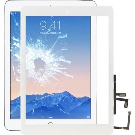 Vitre écran tactile blanc pour iPad 10.2 2021 (9e génération)