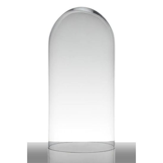 INNA-Glas Cloche de Verre Adelina, Cylindre - Ronde, Transparent, 40cm, Ø 19cm - Bocal à Bonbons - Récipient en Verre