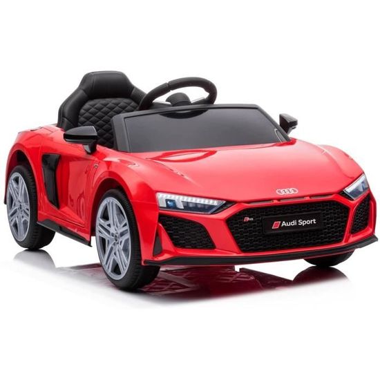 Voiture électrique Enfant R8 Spyder 12V - Licence Originale Audi - Télécommande 2,4 GHz - Portes Ouvrantes - Bleu