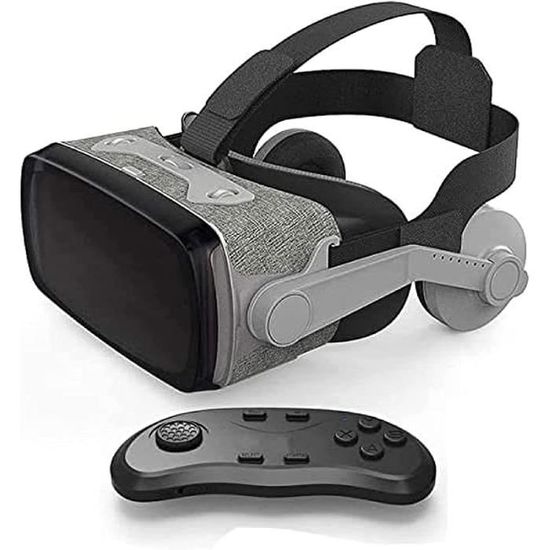 Casque VR Pour Smartphone 4.7-6 Pouces - Lentille 42mm - Vision 110° - Compatible IOS/Android