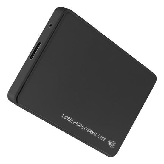Boîtier Externe Pour Disque Dur 2,5" - USB Type-C 3.1, Support Jusqu'à 6 To, Compatible SSD/HDD 7/9,5 Mm