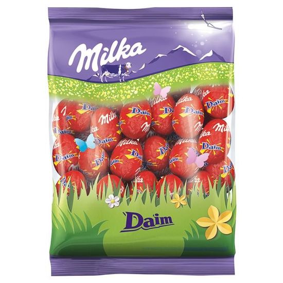MILKA Chocolat Petits Oeufs Daim - 350 g - DDM au 31/07/2021