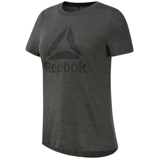 reebok t shirt femme or