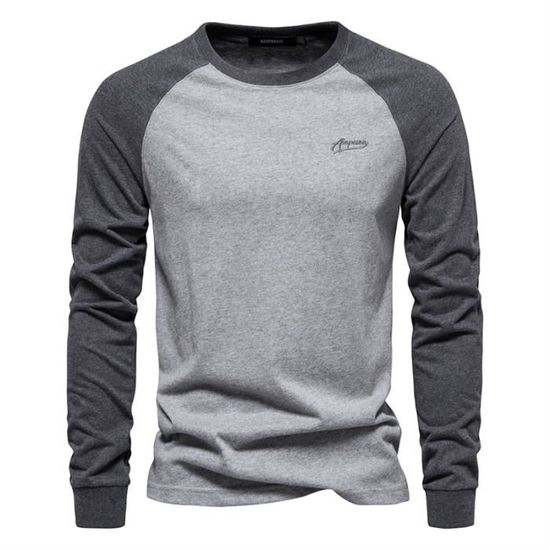 T-shirt Ignifuge Manches Longues Homme VEVOR - Coton 238g/m² - ATPV 11,6 Cal/cm² - NFPA 2112 - Pour Soudure, Électricité - 10