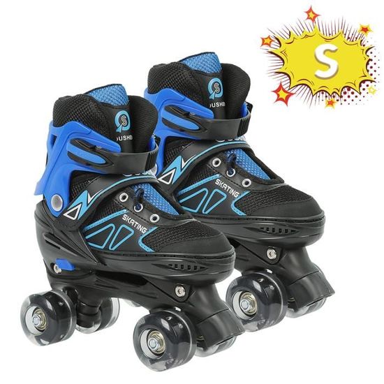 Patins à Roulettes Rookie Magic Damier Noir/gris - Taille UK 2 (junior) - Occasion