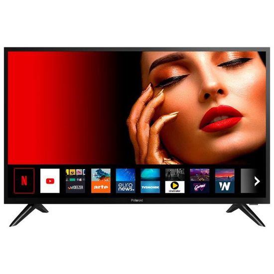 POLAROID SMART TV LED 43'' (109cm) FULL HD - WIFI - NETFLIX - SCREENCAST - 2xHDMI - 2xUSB PVR READY - SORTIE OPTIQUE