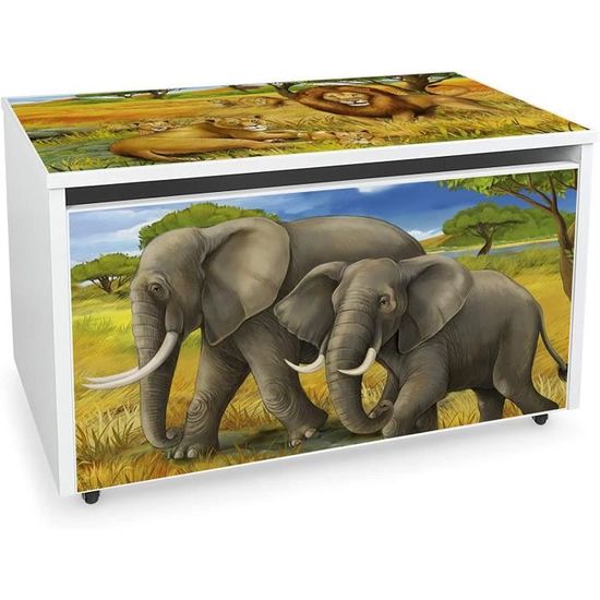Coffre à Jouets Bébé En Forme D'éléphant - Panier De Rangement Pliable Avec Fermeture Pour Chambre D'enfant