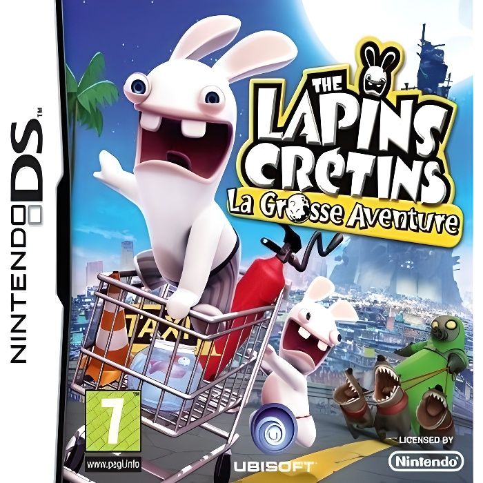 THE LAPINS CRETINS : LA GROSSE AVENTURE / jeu cons